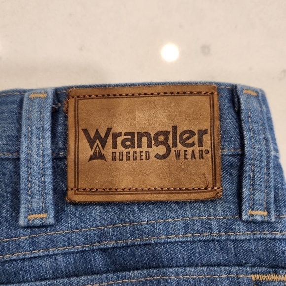 Wrangler Rugged Wear Jeans Men’s 36x30 (Fits36x28) Blue Baggy Leg Denim Workwear - Picture 5 of 12